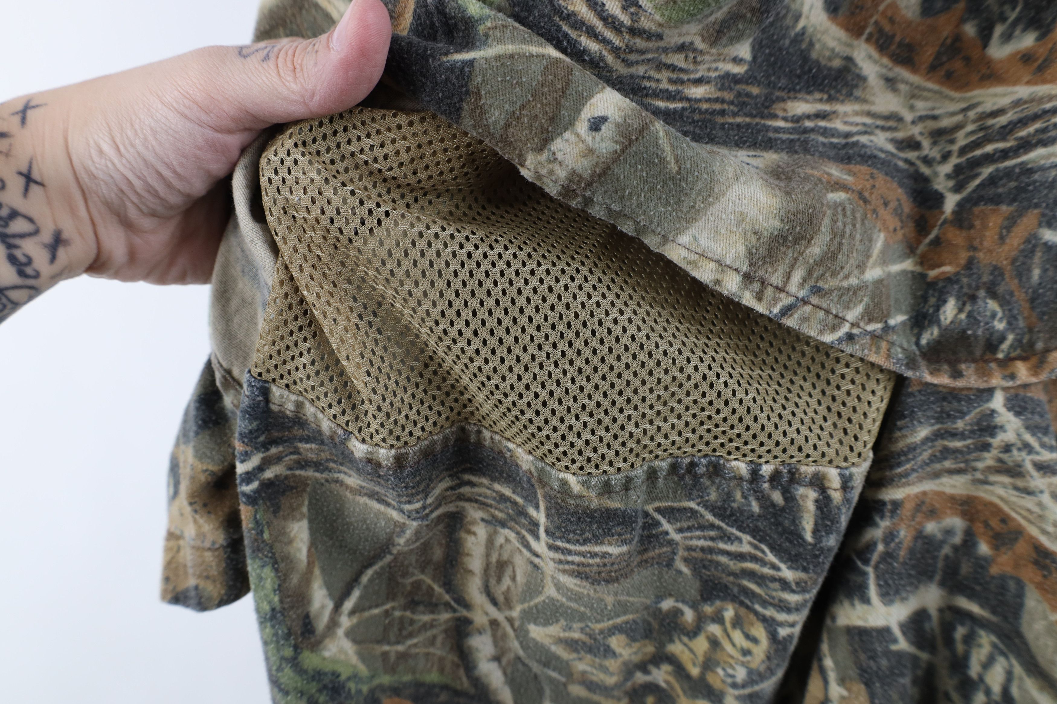Cabelas Vintage Cabelas NWTF Camouflage Chamois Cloth Button Shirt Size US XL / EU 56 / 4 - 11 Thumbnail