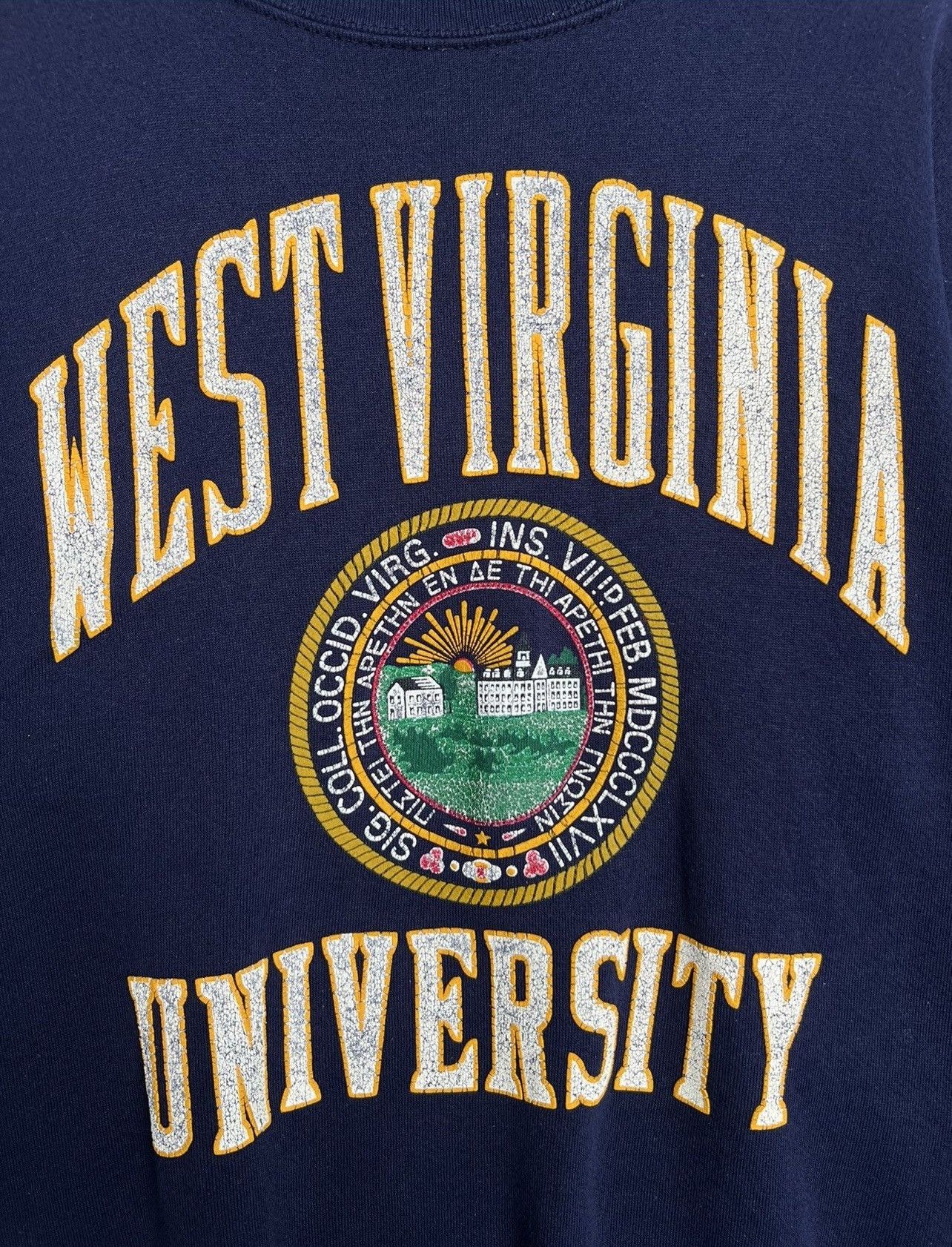 Vintage Vintage 90's West Virginia University Crewneck Sweatshirt Size US L / EU 52-54 / 3 - 4 Thumbnail