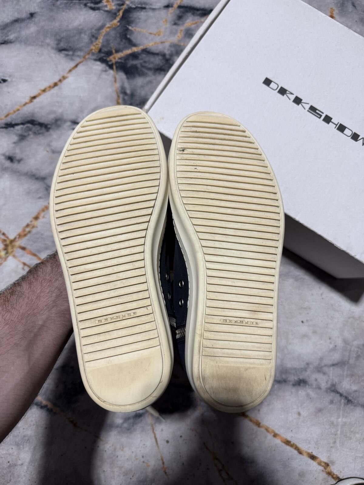 Rick Owens Rick Owens DRKSHDW Nylon Highs Black - Sz 10M Size US 10 / EU 43 - 6 Thumbnail