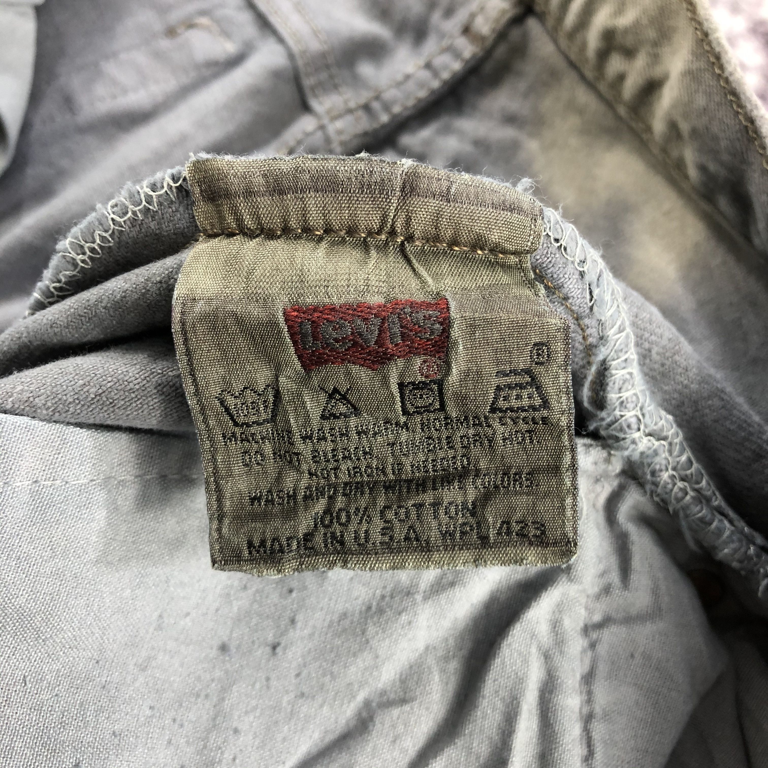 Levi's × Vintage Vintage 90s Faded Black Levis 501 Jeans-JM2598 Size US 33 - 12 Thumbnail