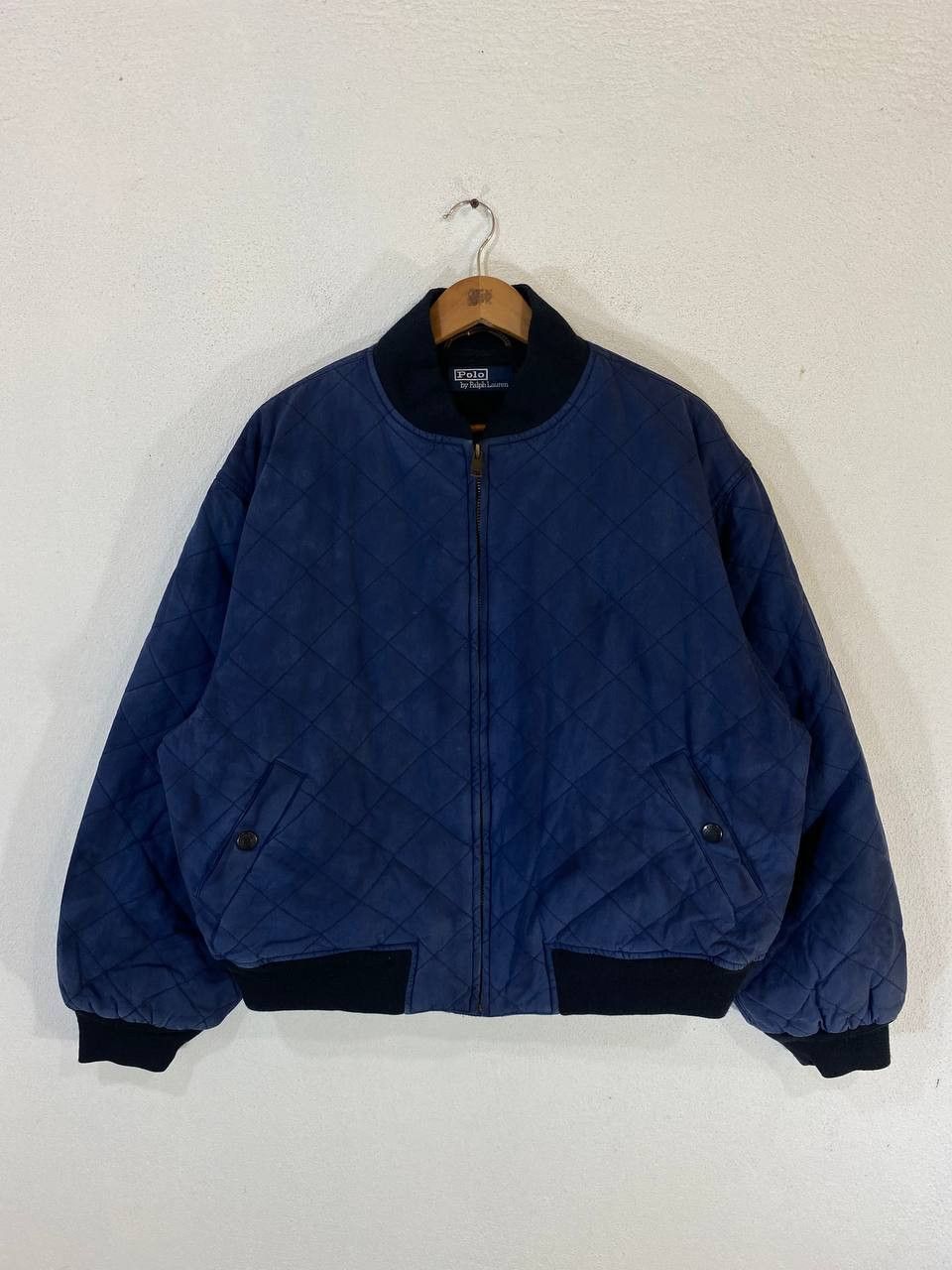 Polo Ralph Lauren × Vintage vintage polo ralph lauren quilted bomber jacket nice design Size US L / EU 52-54 / 3 - 1 Thumbnail