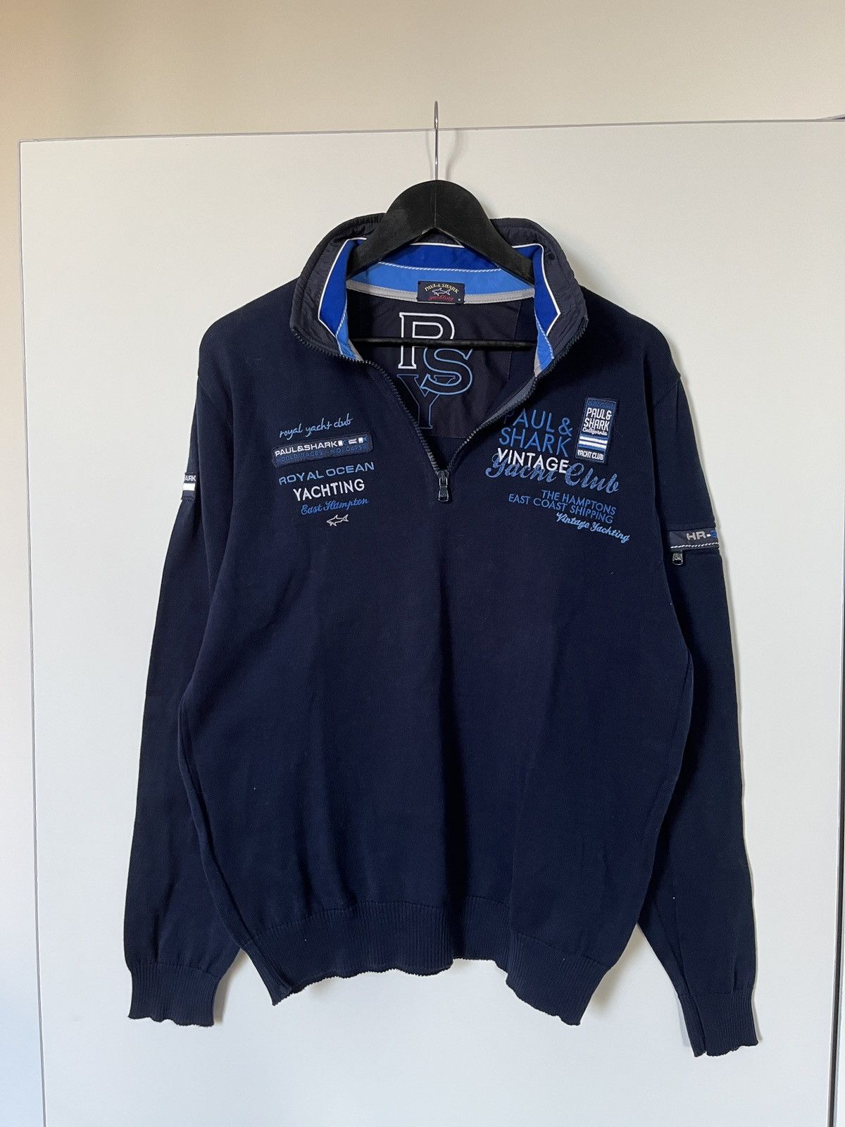 Paul & Shark Paul & Shark 1/3 Zip Pullover Sweater Yachting Gear Size US M / EU 48-50 / 2 - 3 Thumbnail