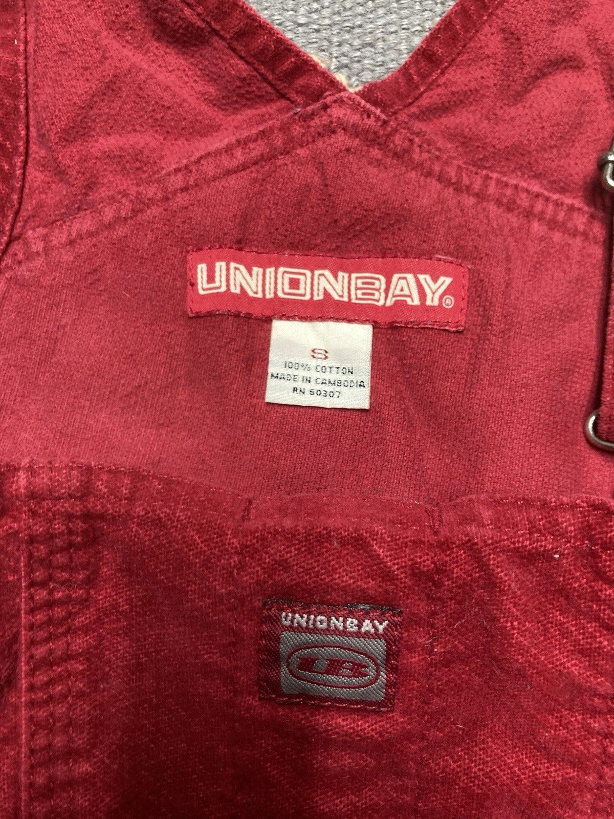 Vintage Union bay overalls jeans velour soft cotton y2k skater small Size US 34 / EU 50 - 4 Thumbnail