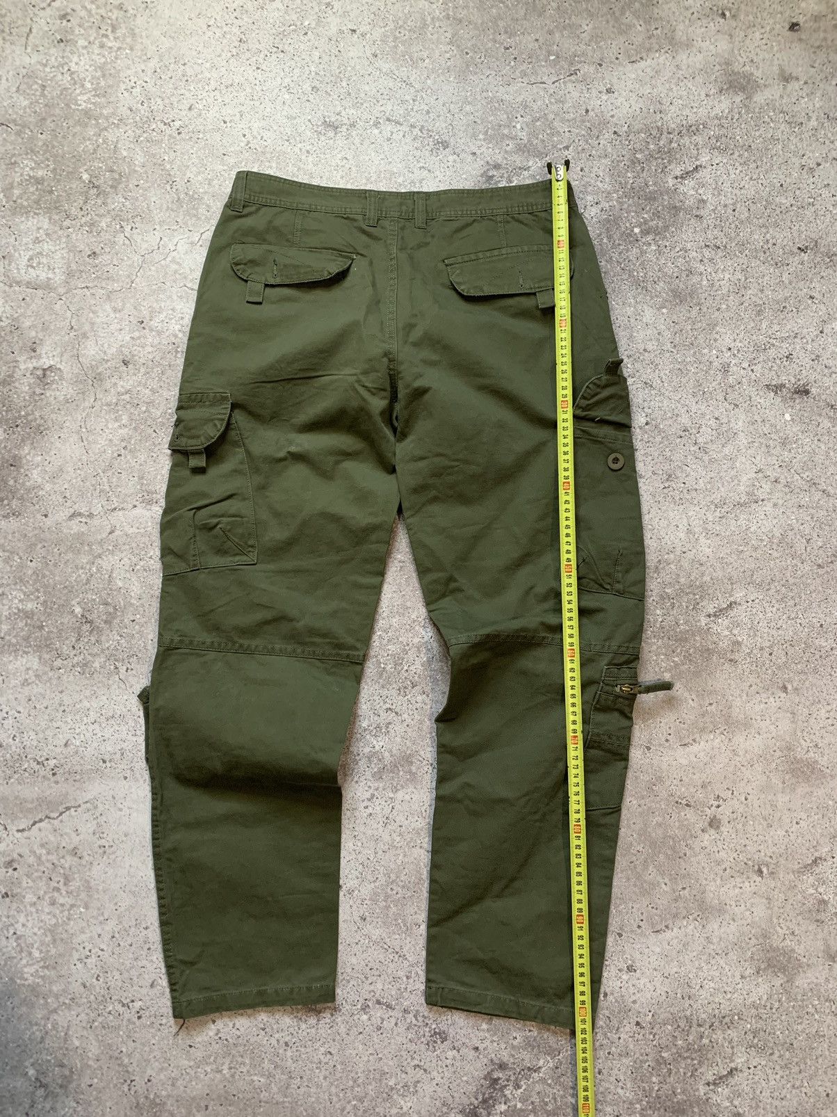 Japanese Brand × Vintage Military Multi-Pocket Cargo Trousers like dolce gabbana polo Size US 36 / EU 52 - 6 Thumbnail