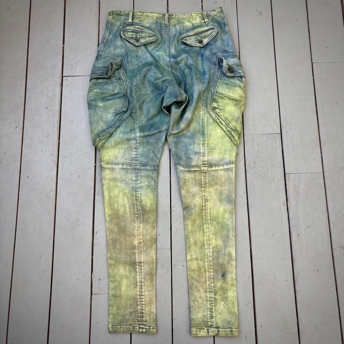 Julius SS2022 “_PERMANENT” Exhibition Sample Gas Mask Cargos Size US 34 / EU 50 - 4 Thumbnail