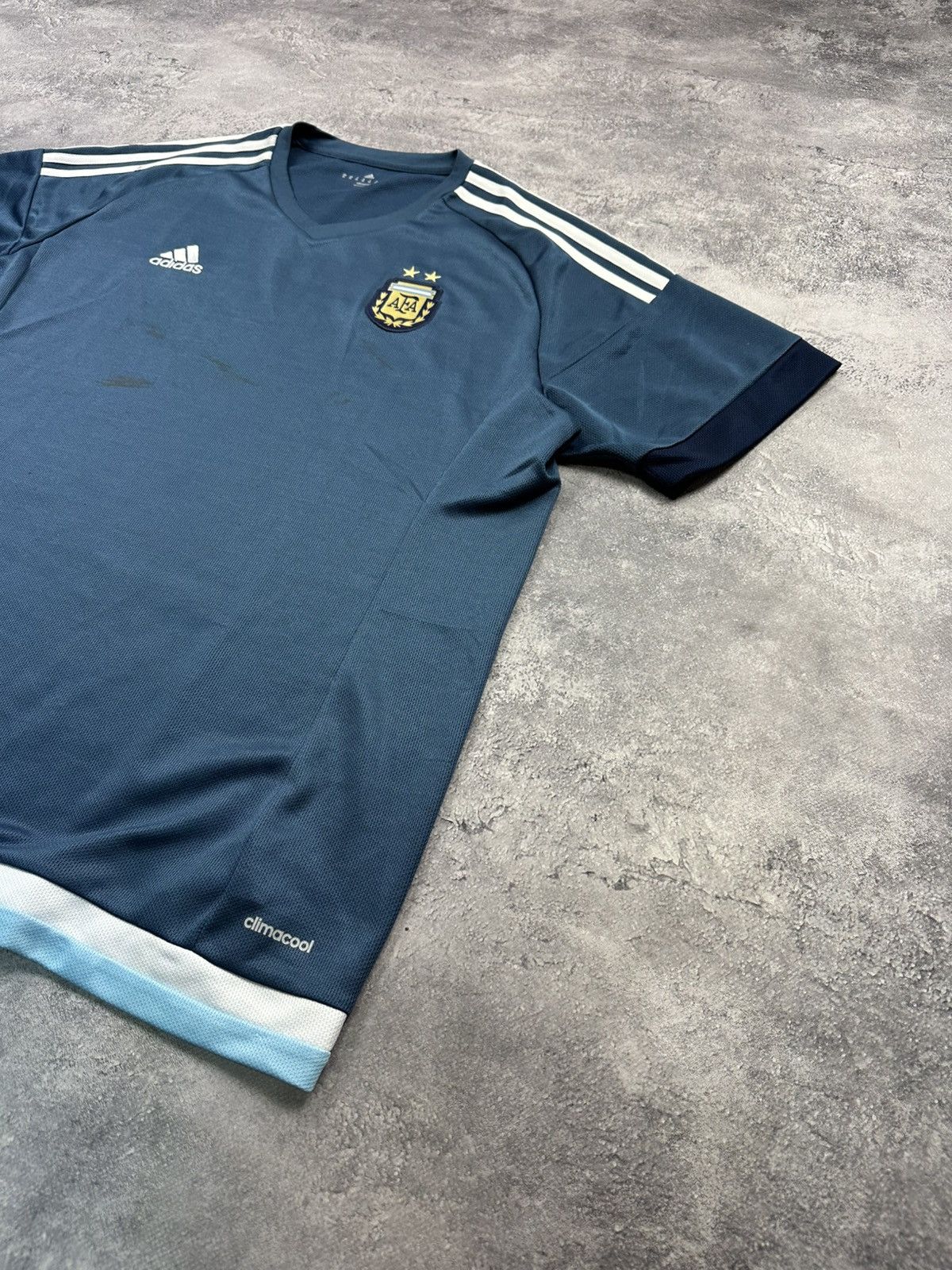 Adidas Vintage Adidas Argentina Blue Football Soccer Jersey 2016 Size US XL / EU 56 / 4 - 3 Thumbnail