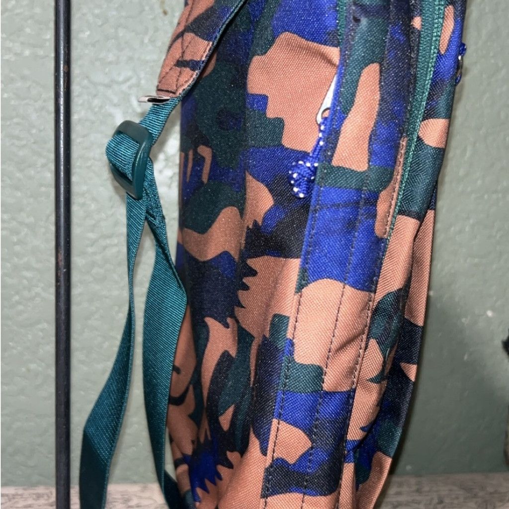 The North Face The North Face Teal & Brown Camouflage Backpack Size ONE SIZE - 4 Thumbnail