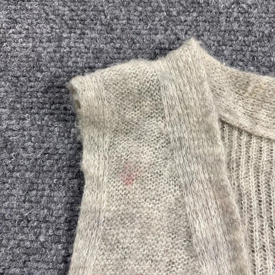 Lucky Brand Lucky Brand Cardigan Women's Small Gray Knit Wool Stained Size S / US 4 / IT 40 - 3 Thumbnail