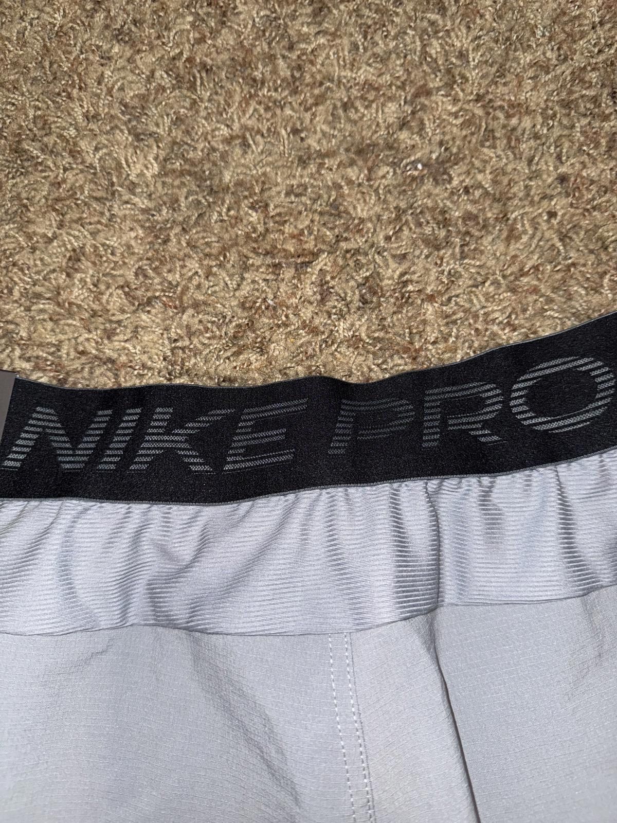 Nike Nike Men’s Pro Flex Rep Hybrid Grey Training Shorts Size US 34 / EU 50 - 5 Thumbnail
