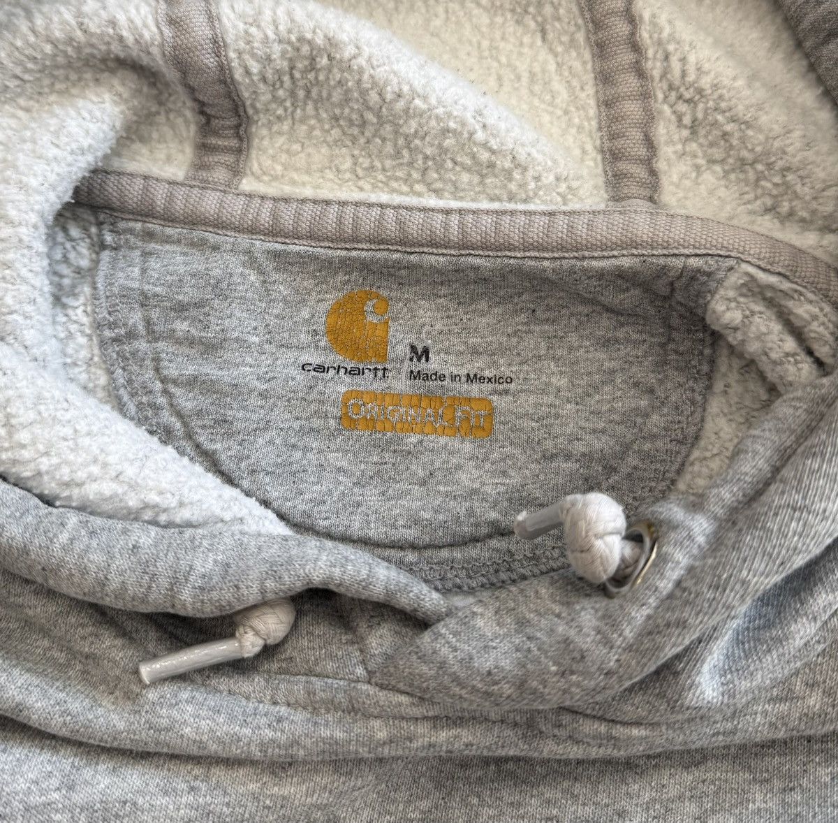 Carhartt Vintage Carhartt Original Fit Gray Hoodie made in Mexico Size US M / EU 48-50 / 2 - 8 Thumbnail