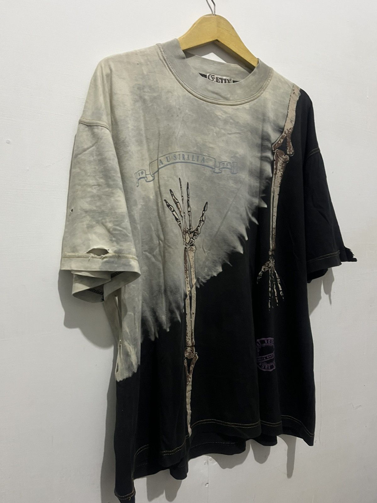 Japanese Brand Vintage Skull Tie Die T-Shirt Cs Etic Size US XL / EU 56 / 4 - 3 Thumbnail