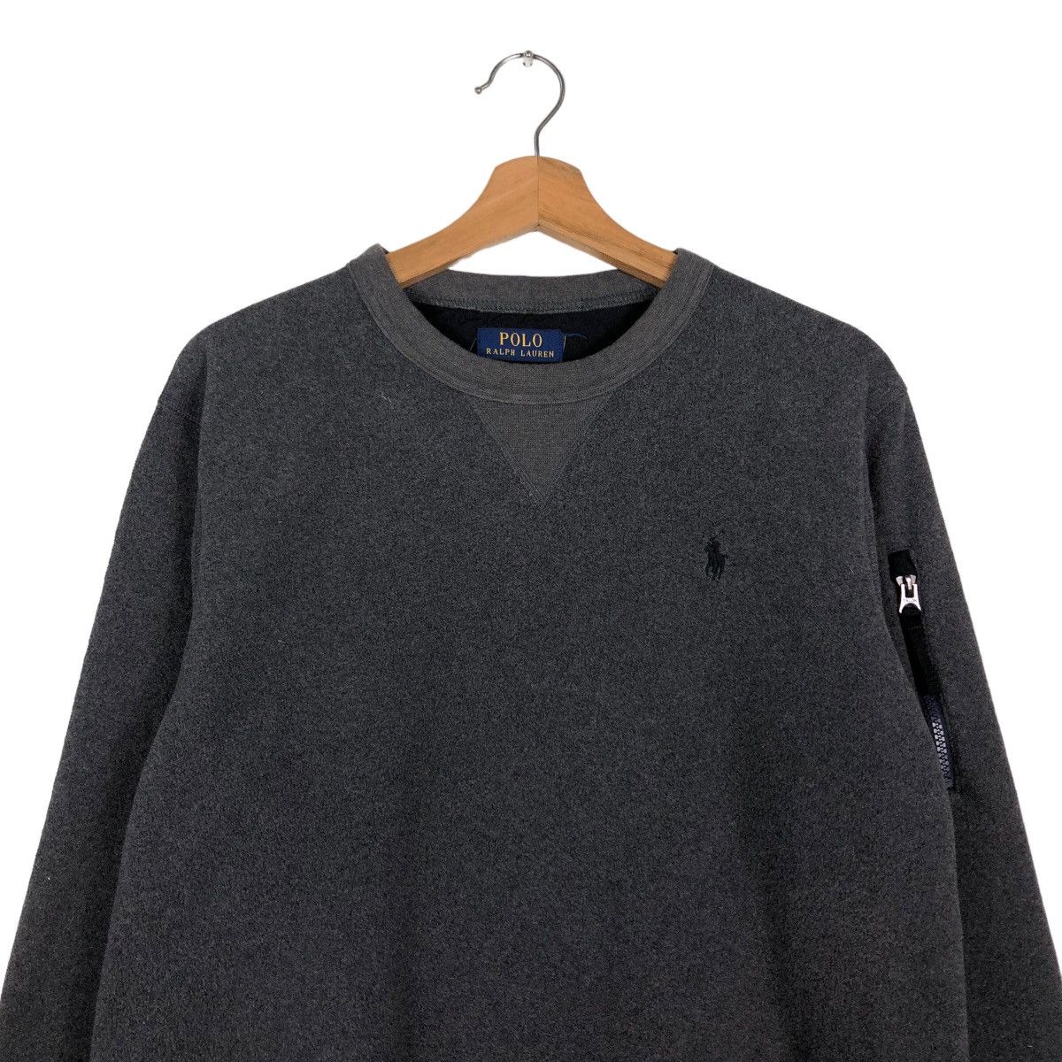 Polo Ralph Lauren 🔥Rich Grey Long Sleeve Sweatshirt Polo Ralph Lauren Size US M / EU 48-50 / 2 - 3 Thumbnail