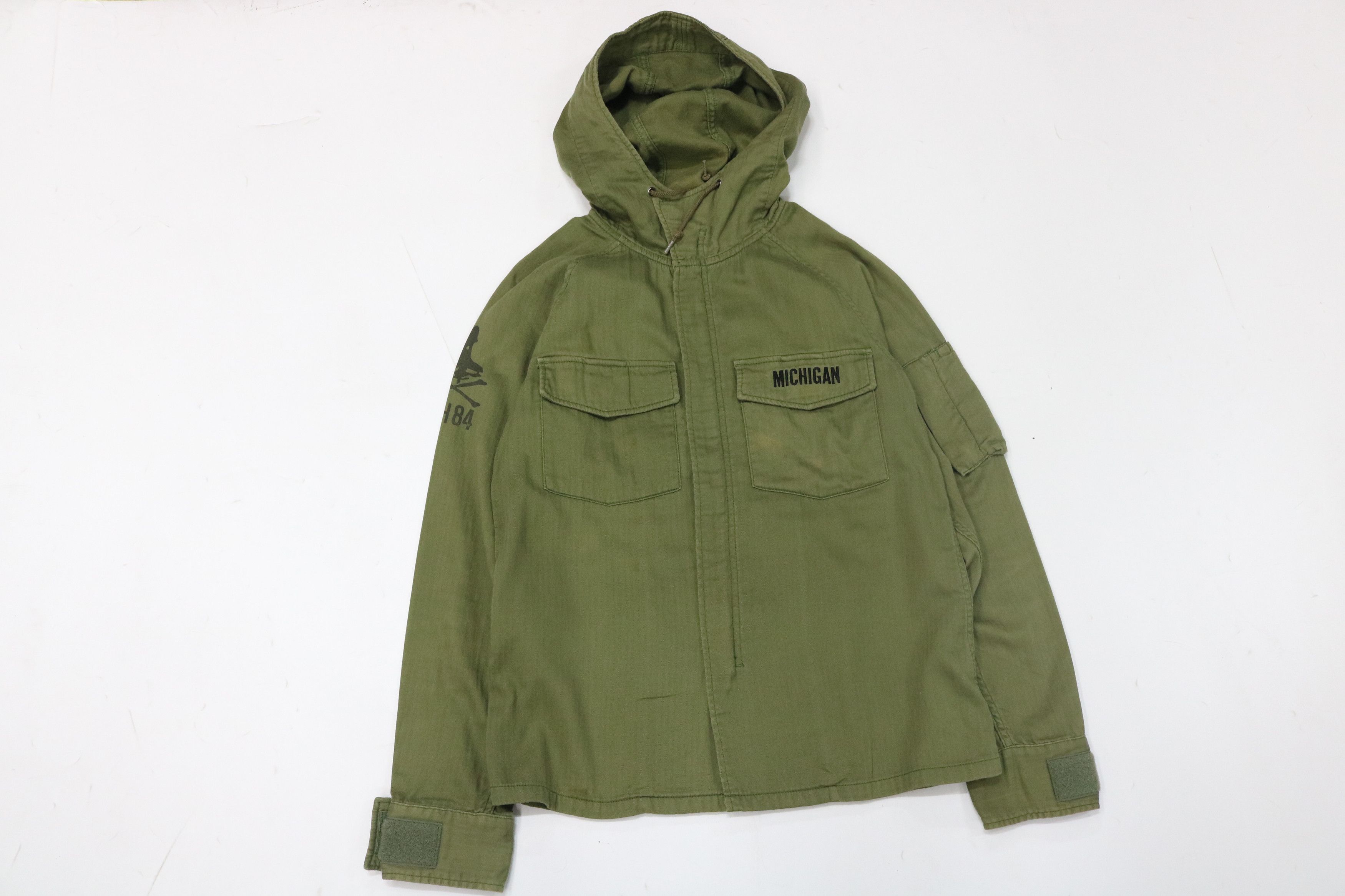 Hysteric Glamour HYSTERIC GLAMOUR Hooded Zip-Up Jacket Size ONE SIZE - 3 Thumbnail