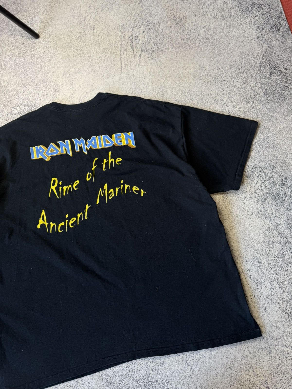 Iron Maiden Vintage Iron Maiden 2008 T Shirt Rime of the Ancient Mariner Size US XXL / EU 58 / 5 - 17 Thumbnail