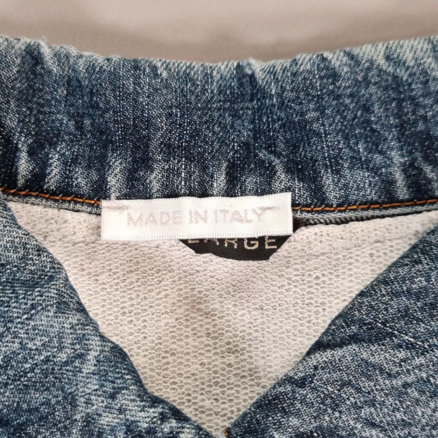 Energie VINTAGE Energie Womens Denim Jacket Blue Grey Large Distressed Made In Italy Jacket Size ONE SIZE - 3 Thumbnail