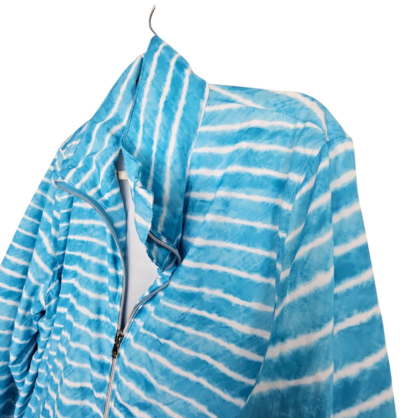 Ralph Lauren Ralph Lauren Active Striped Full Zip Windbreaker Jacket Size XL / US 12-14 / IT 48-50 - 6 Thumbnail
