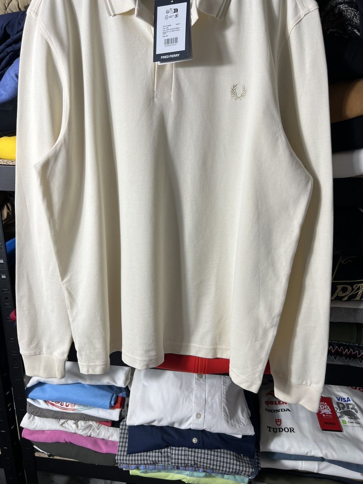 Fred Perry 🔥 Fred Perry Long Sleeve Polo Shirt — Size XXL Size US XXL / EU 58 / 5 - 3 Thumbnail