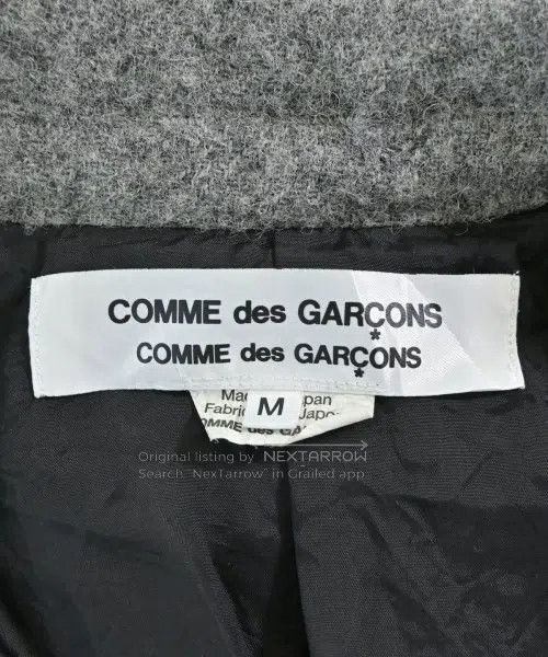 Comme des Garcons Comme Des Garcons Shrunken Gray Floral Pleated Coat Size M / US 6-8 / IT 42-44 - 4 Thumbnail