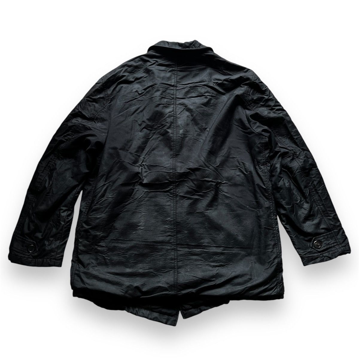 Canali Canali Double Layer Wax Jacket Made In Italy Size US L / EU 52-54 / 3 - 2 Thumbnail