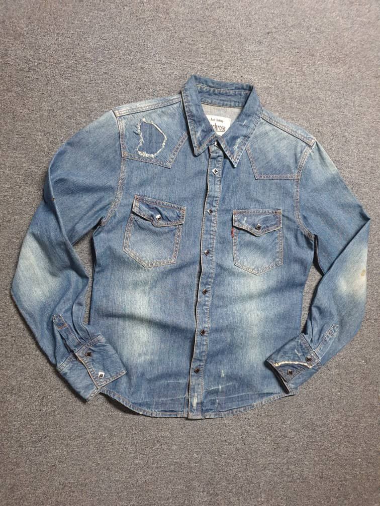 JACKROSE Jack Rose distressed western Japanese shirt Size US M / EU 48-50 / 2 - 8 Thumbnail