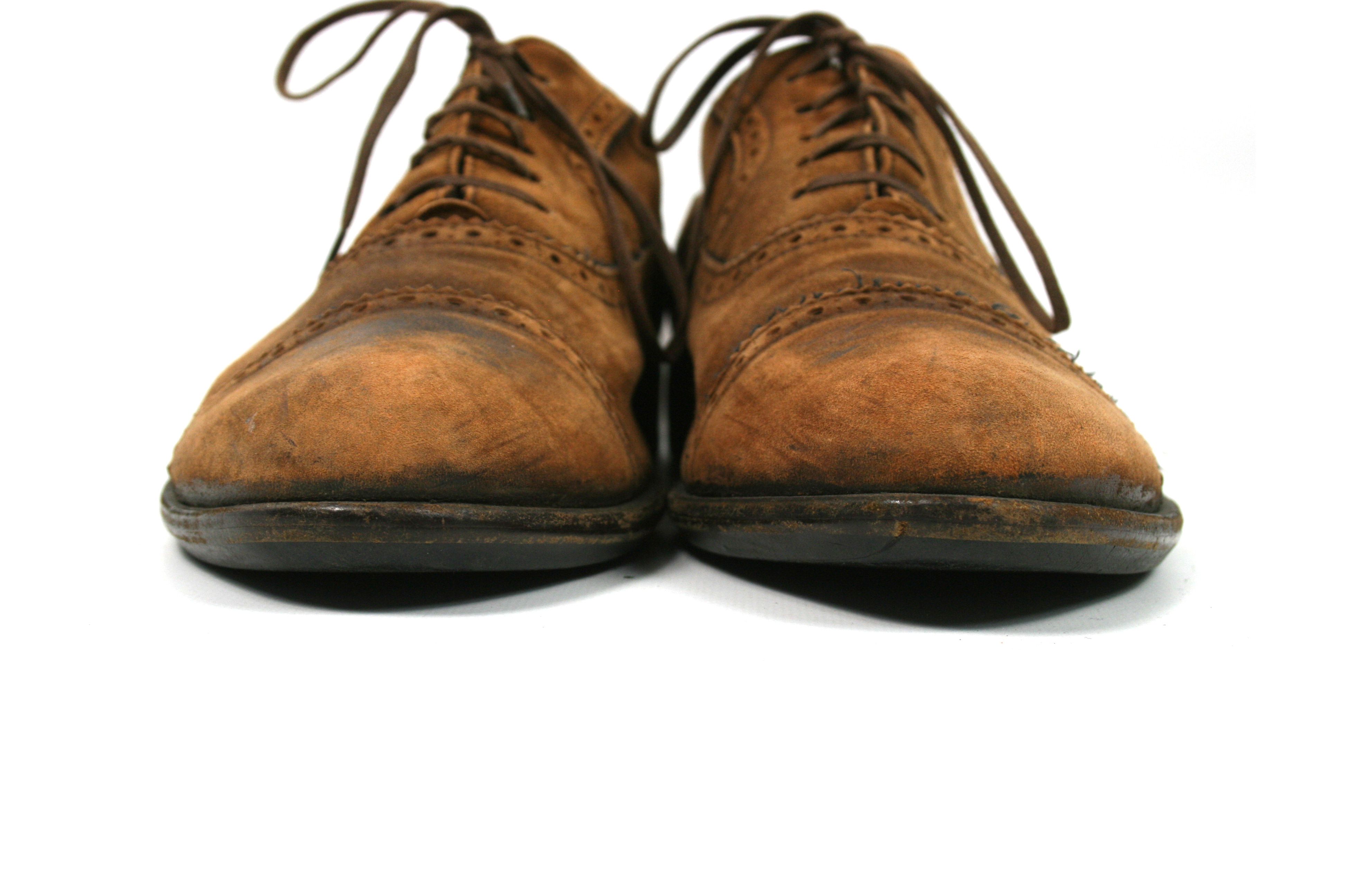Doucal's Suede Oxford Shoes Size US 11 / EU 44 - 3 Thumbnail