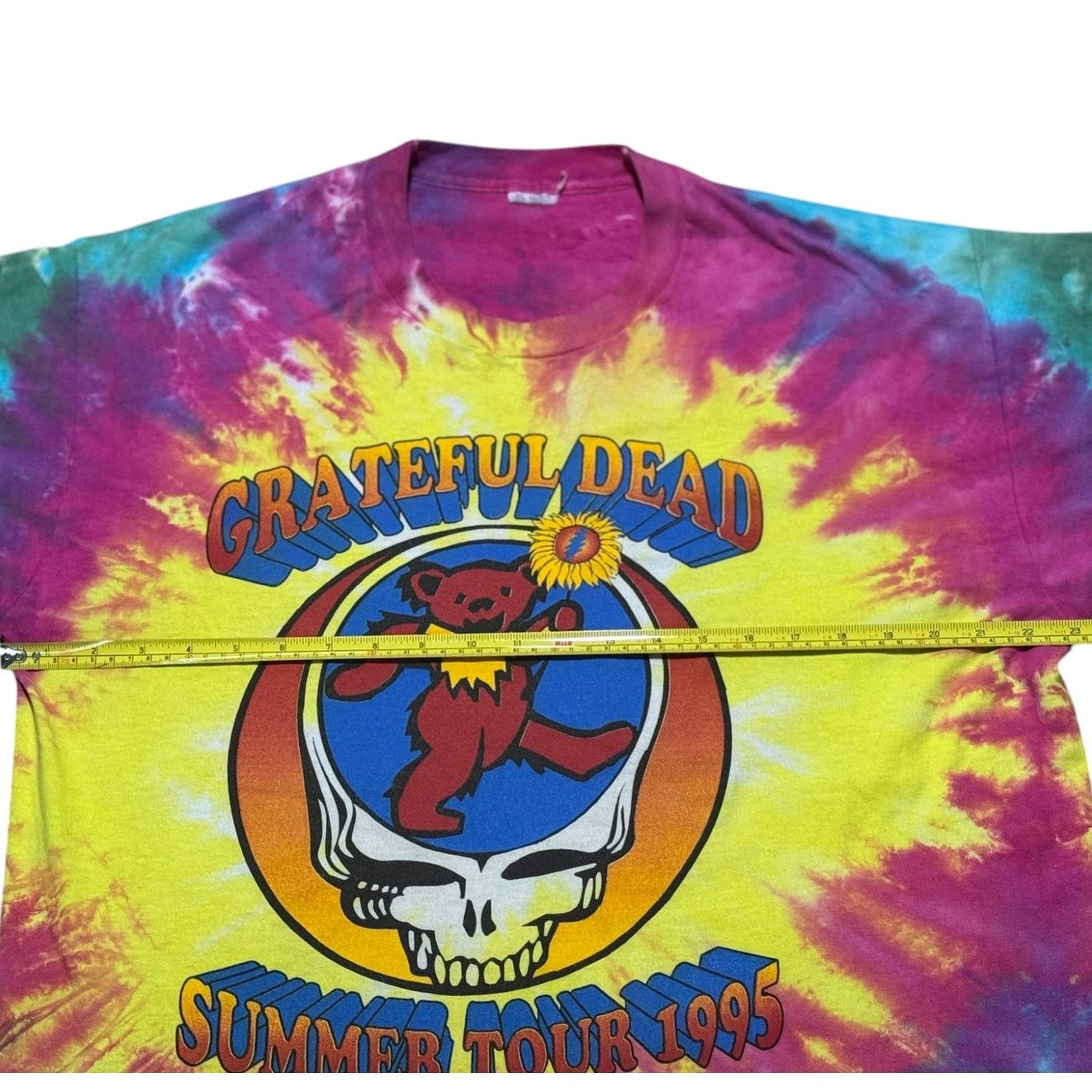 Liquid Blue Vintage 1995 Grateful Dead Summer Tour Tie Dye T-Shirt XL Size US XL / EU 56 / 4 - 3 Thumbnail