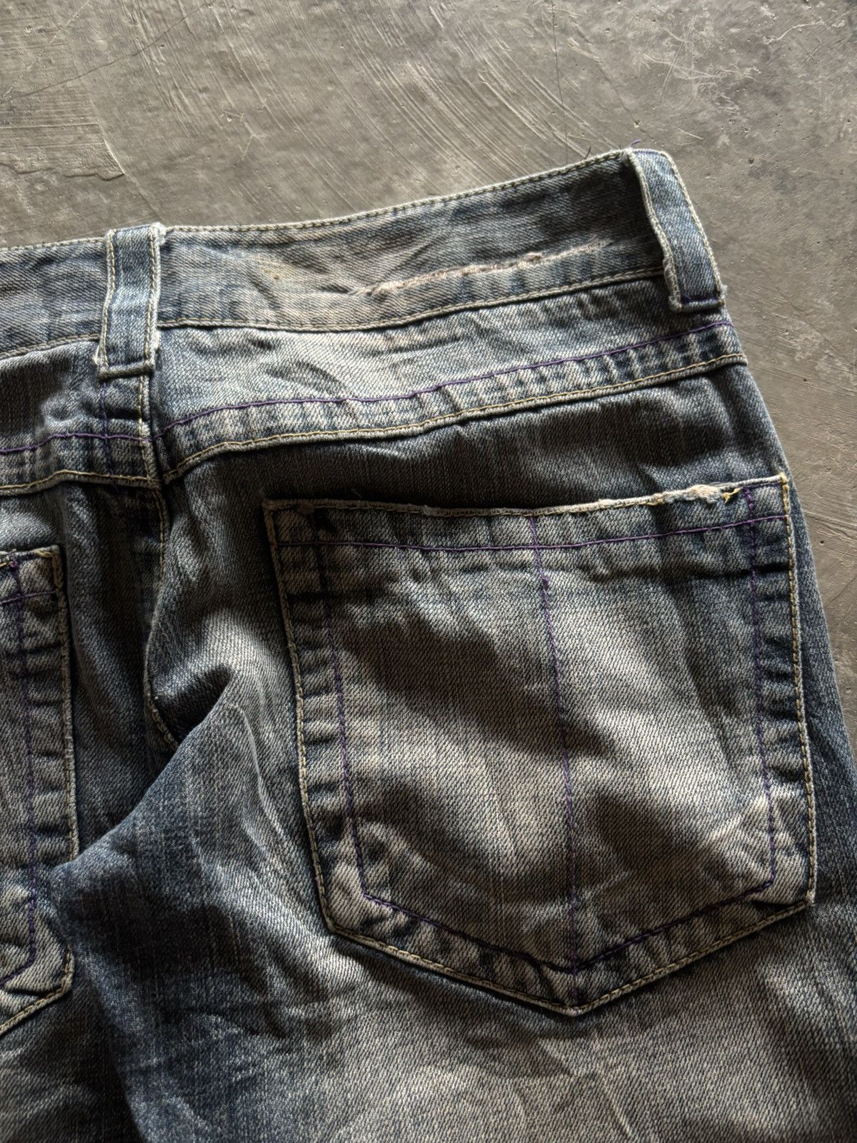 If Six Was Nine VANQUISH flare distressed patchwork rusty mudmax japanese Size US 29 - 18 Thumbnail