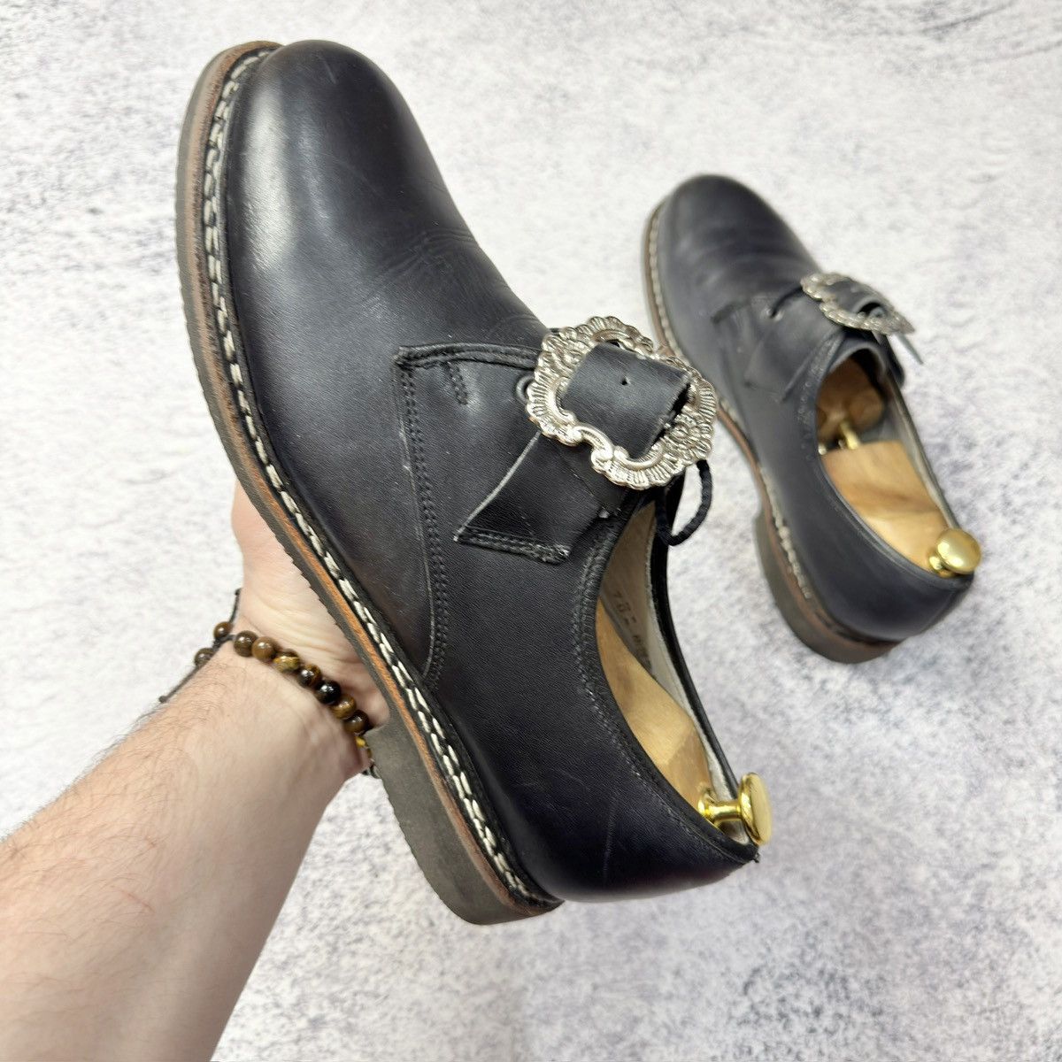 Designer × Handmade × Vintage Reck&Sohn Traditional Welted Shoes US11 UK10 EU44 29cm Size US 11 / EU 44 - 7 Thumbnail