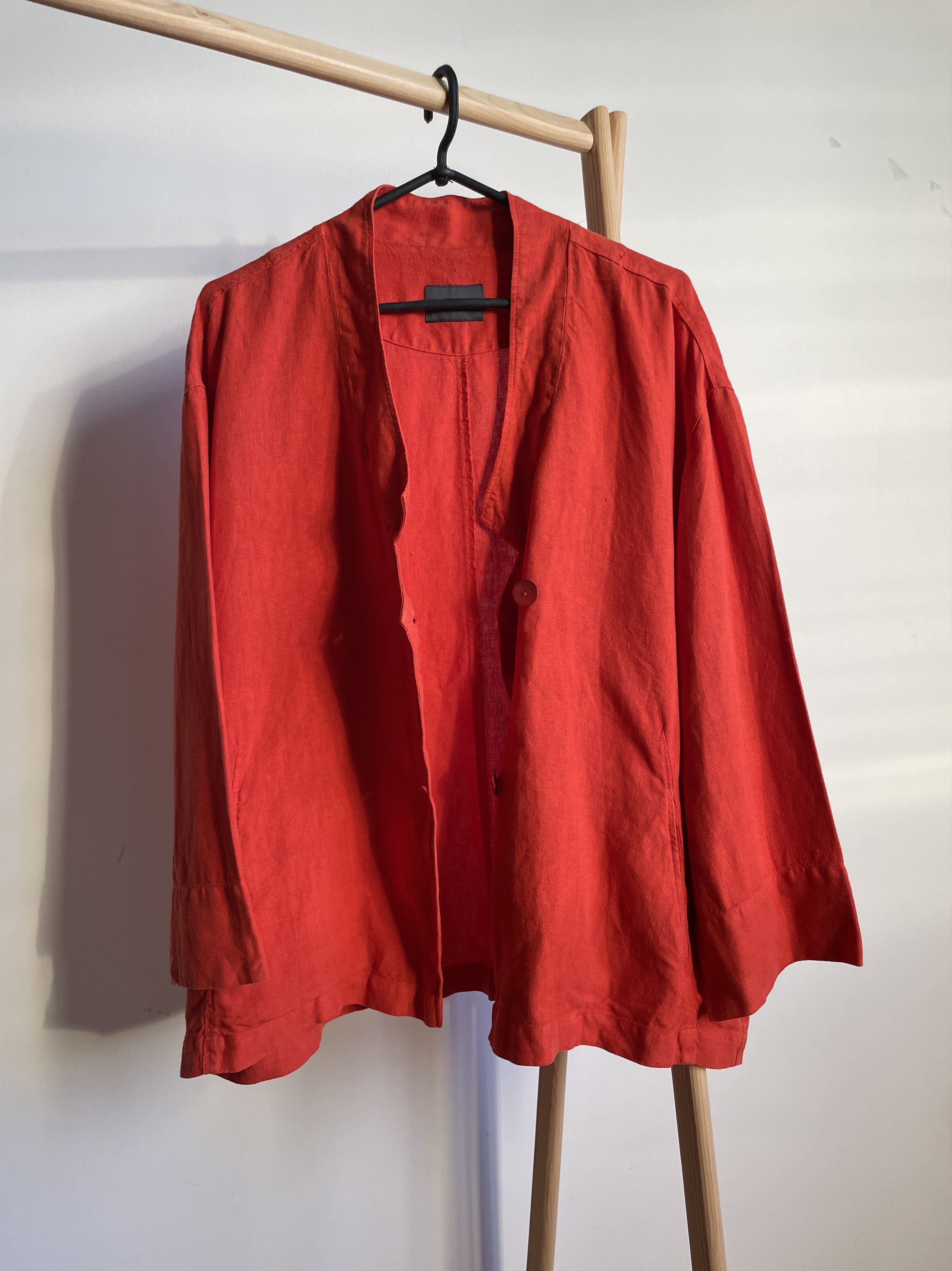 OSKA OSKA Womens Linen Relaxed Fit Jacket Size L Size L / US 10 / IT 46 - 3 Thumbnail