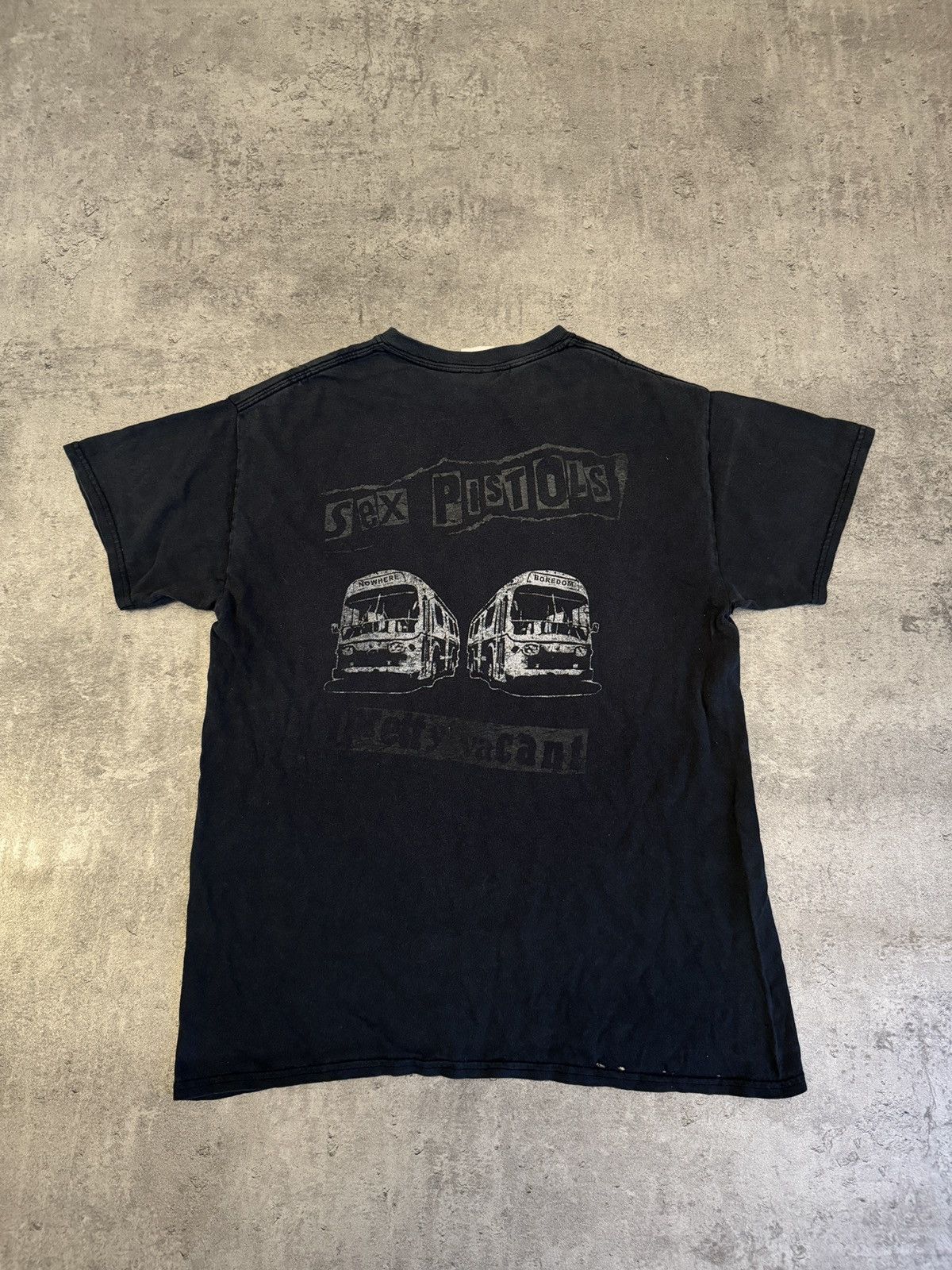 Band Tees × Vintage Sex Pistols 00s Vintage Boxy Tees Logo Print Merch Rock Size US M / EU 48-50 / 2 - 4 Thumbnail