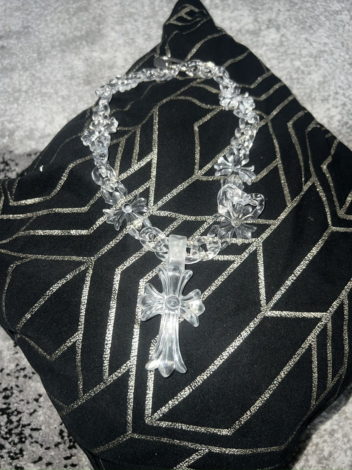 Other glassy chromenecklace Size 30 - 1 Thumbnail