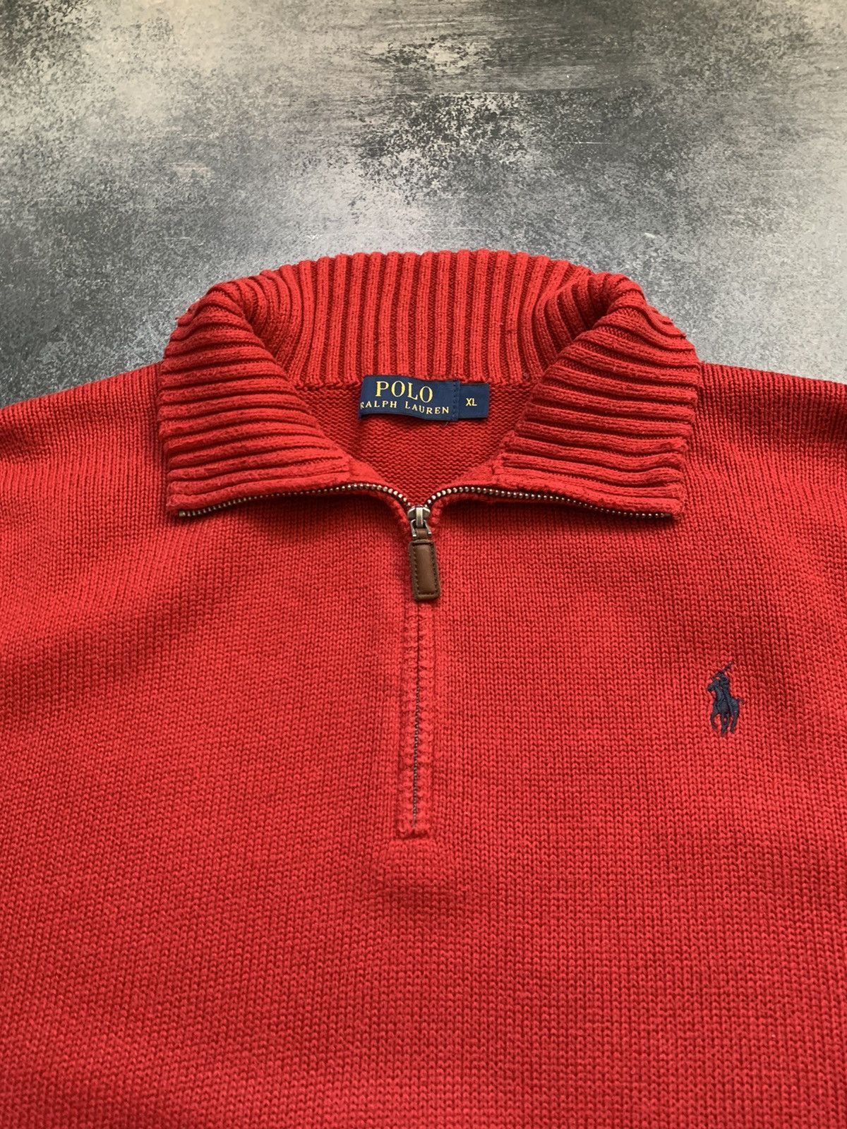 Polo Ralph Lauren × Vintage Vintage Polo Ralph Lauren Zip 1/4 Sweater Old Money Y2K Size US XL / EU 56 / 4 - 6 Thumbnail