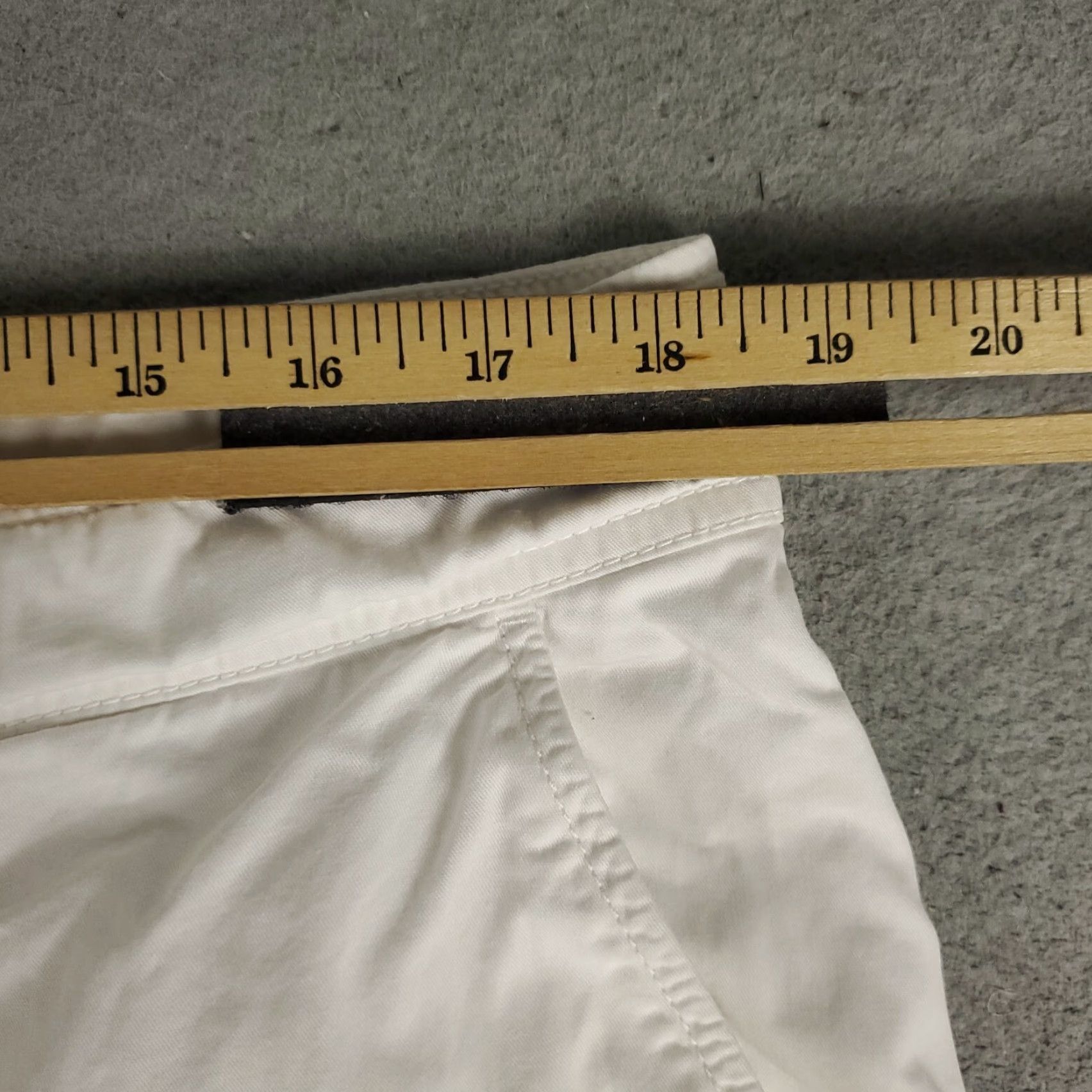 James Perse James Perse Chino Pants Mens 36x29 White Relaxed Flat Front Trousers Size US 36 / EU 52 - 6 Thumbnail