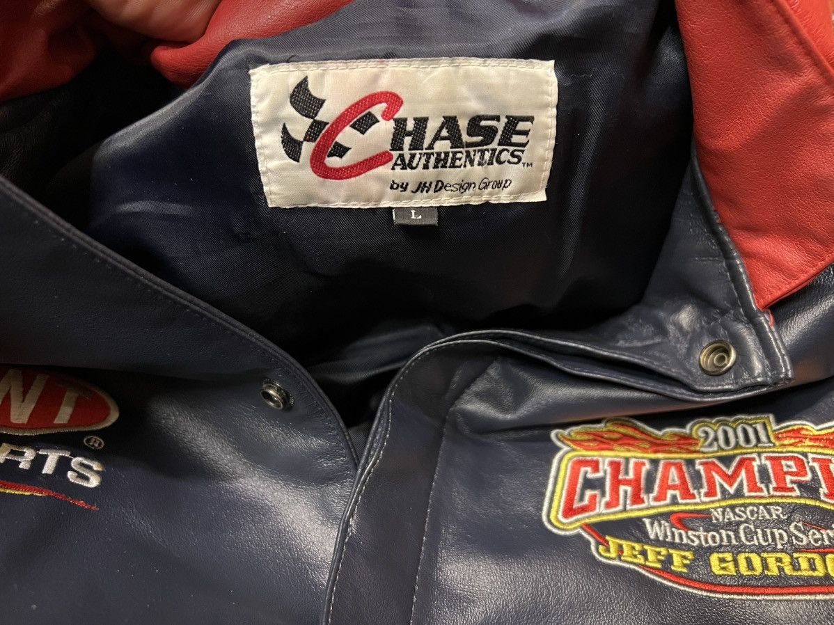 Jeff Hamilton × NASCAR Nascar leather jacket by Jeff Hamilton,Champion Jeff Gordon Size US L / EU 52-54 / 3 - 5 Thumbnail