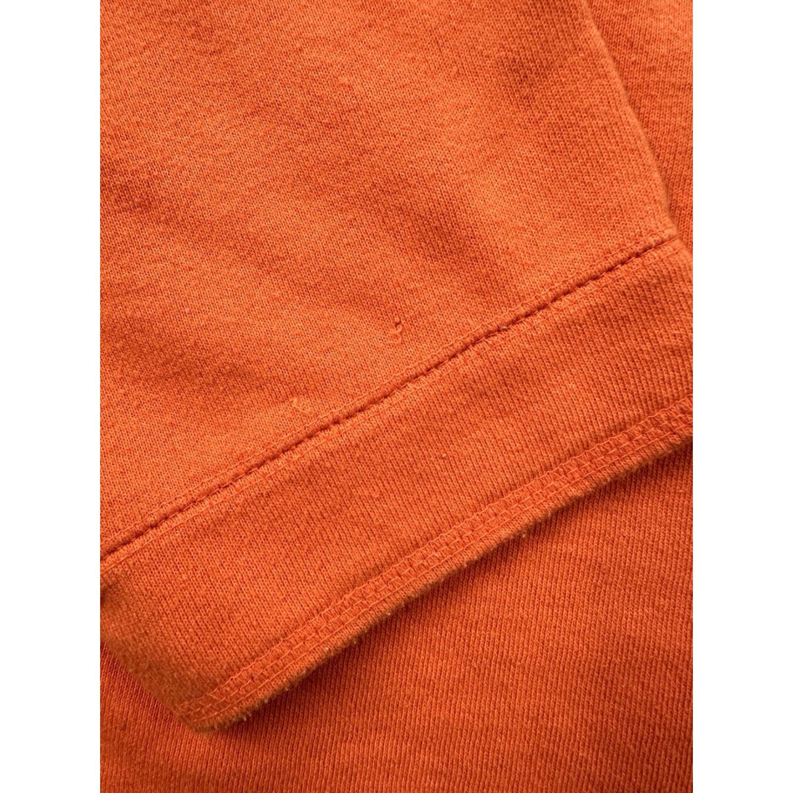 Vintage VINTAGE Fragile Sweatshirt Women Small Orange Crew Neck Pullover 90s 80s Size S / US 4 / IT 40 - 2 Thumbnail