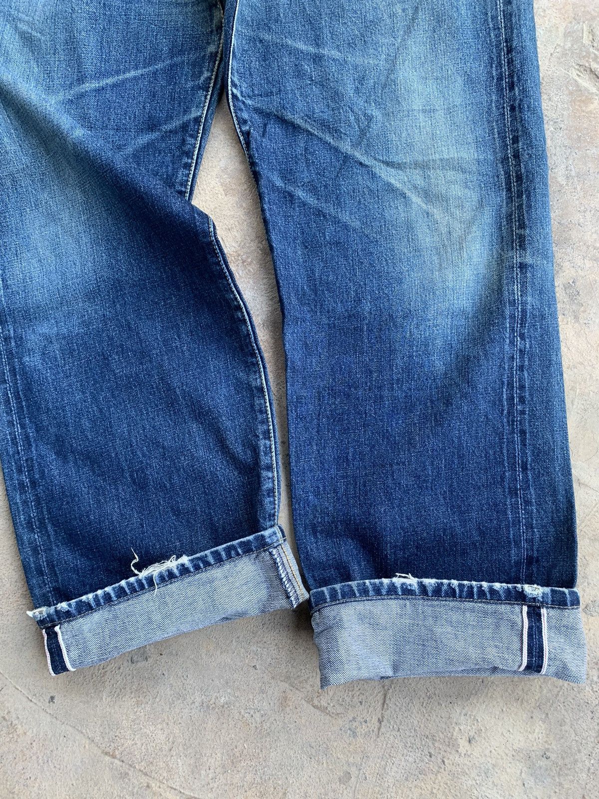 Levi's × Vintage Vintage Levis Big E 503B Selvedge Distressed Denim Size US 34 / EU 50 - 5 Thumbnail