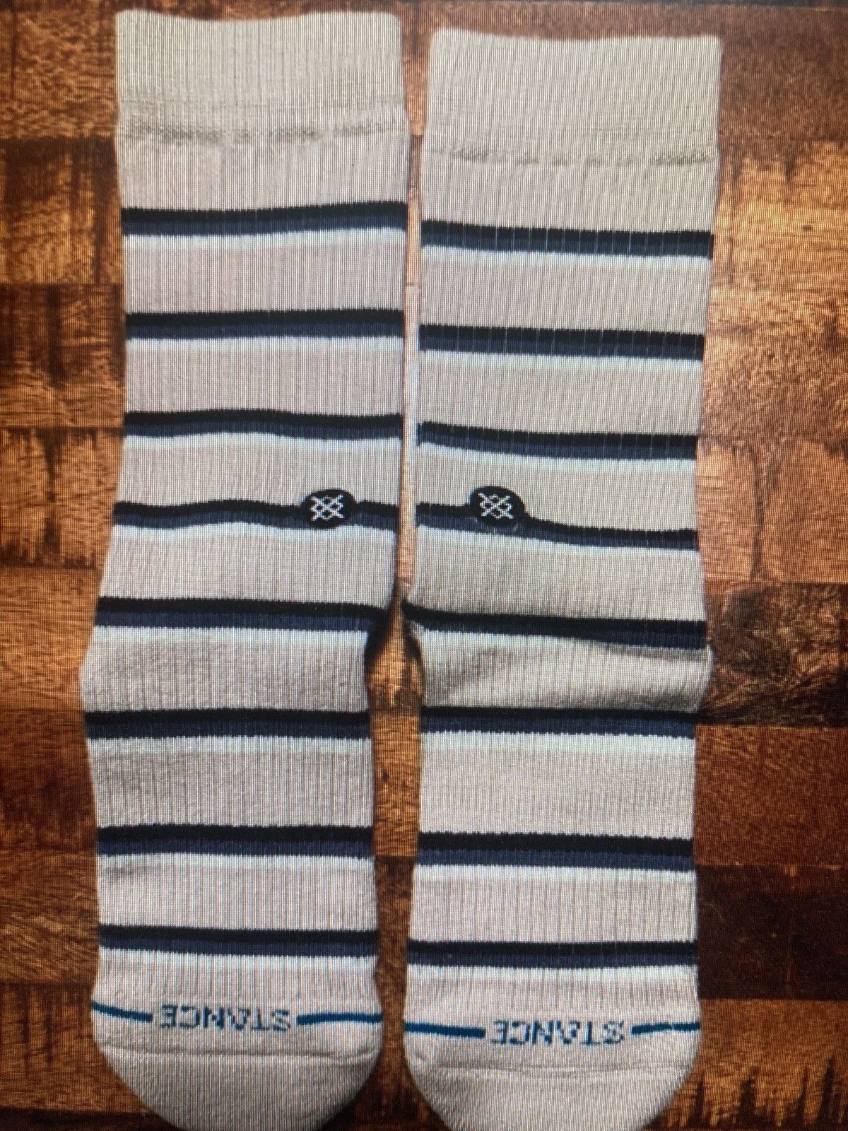 Other Black with white socks used Size ONE SIZE - 1 Preview