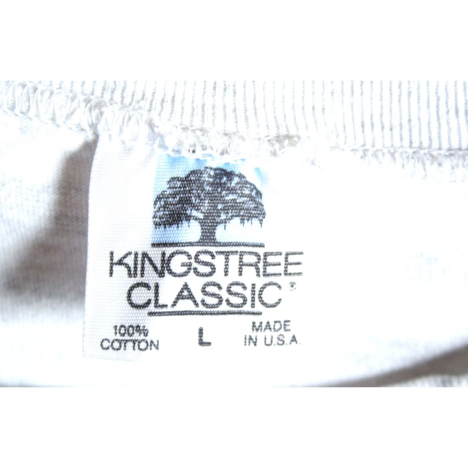 Vintage Vintage Kingstree Classic Air Waves Florida Single Stitch T-Shirt Sz. L M/L Short Sleeve Mens Cotton Graphic 1990s (Fits M/L) Size US M / EU 48-50 / 2 - 8 Thumbnail