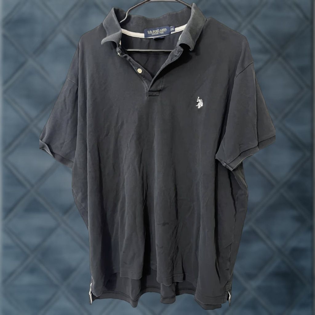 U.S. Polo Assn. U.S. Polo Assn. Luxury Feel Men’s Polo Shirt XX-Large Black Logo W/ White Size US XXL / EU 58 / 5 - 1 Thumbnail