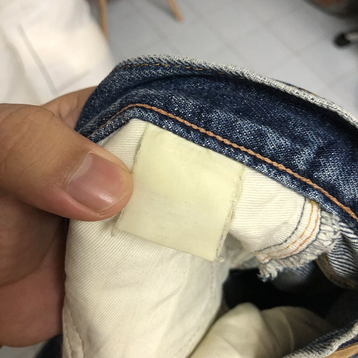 Johnbull DLL John Bull Blue Distressed ripped denim Pants #C137 Size US 31 - 21 Thumbnail