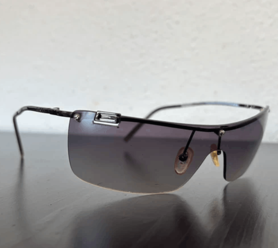 Gucci GUCCI Sunglasses GG Shield Rimless 90s Wrap 1190 Vintage Size ONE SIZE - 1 Thumbnail