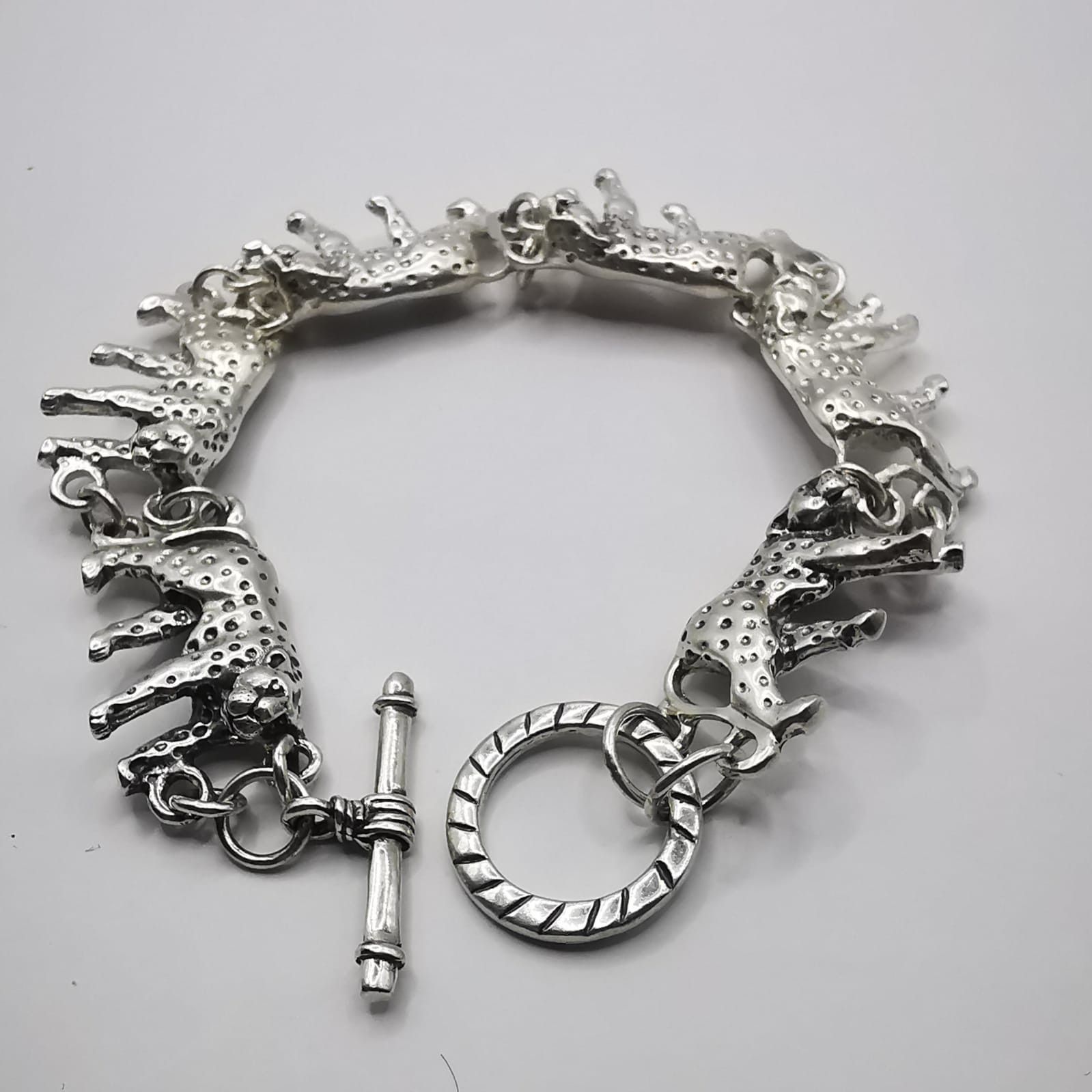 Vintage Bracelet Jewelry, 925 Sterling Silver 29,64g