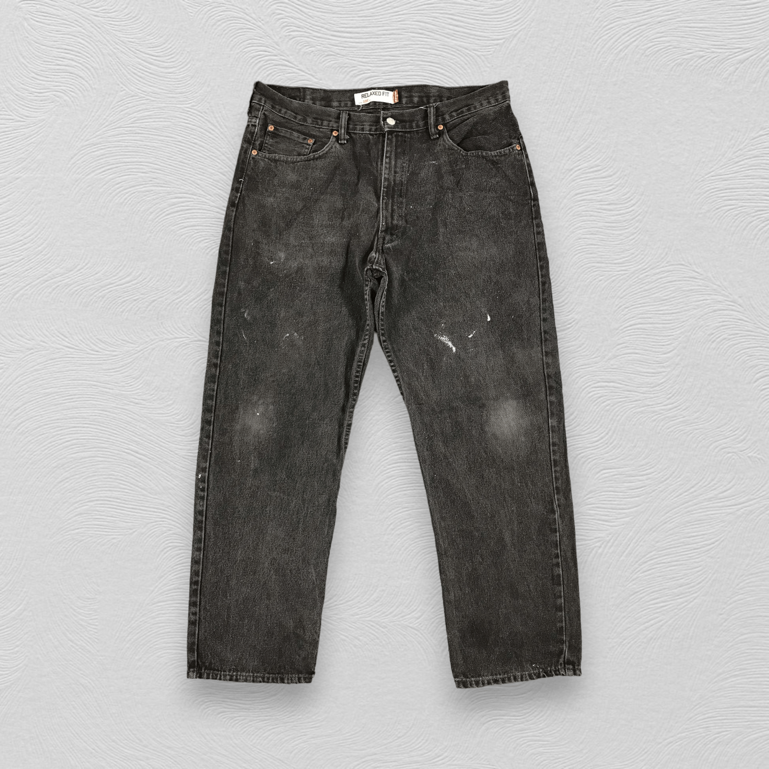 Levi's Vintage Levis 550 Jeans Faded Black Denim KJ263 Size US 37 - 1 Thumbnail