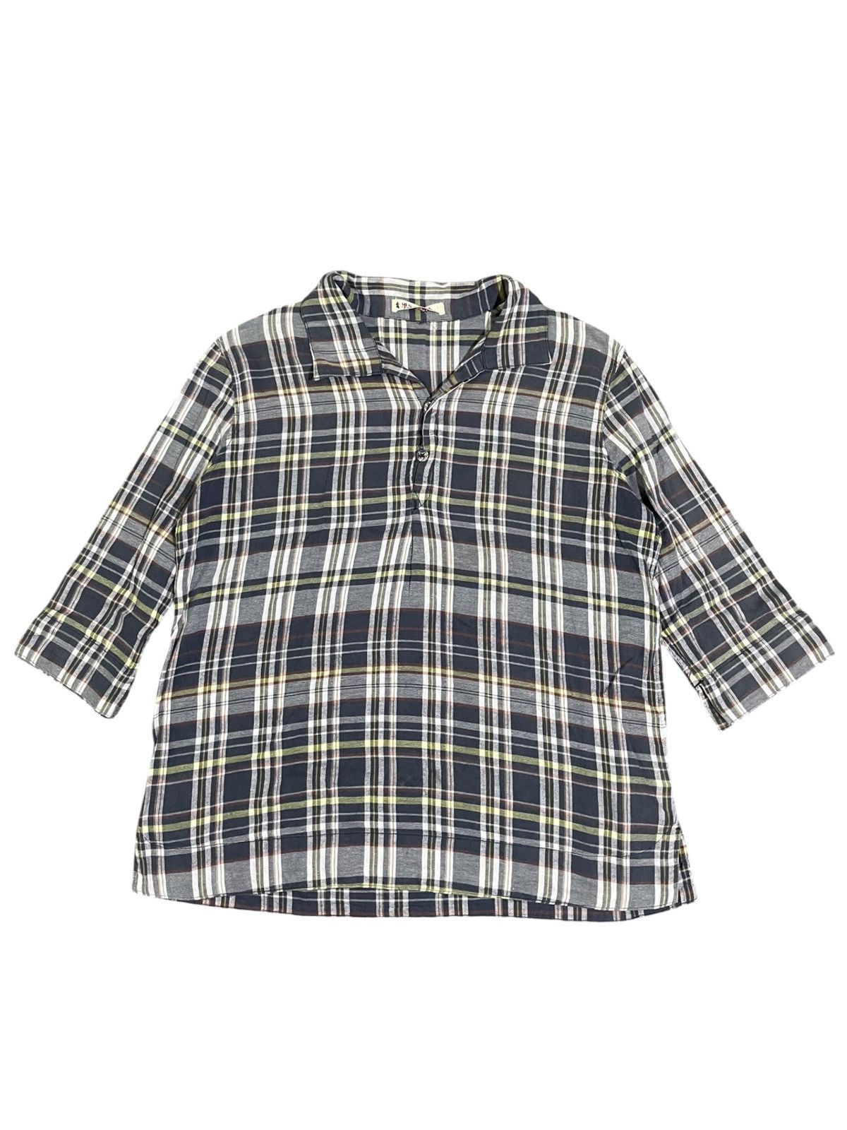 45rpm 45RPM Joubu De Nagamochi Checkers Button Up Size M / US 6-8 / IT 42-44 - 1 Thumbnail