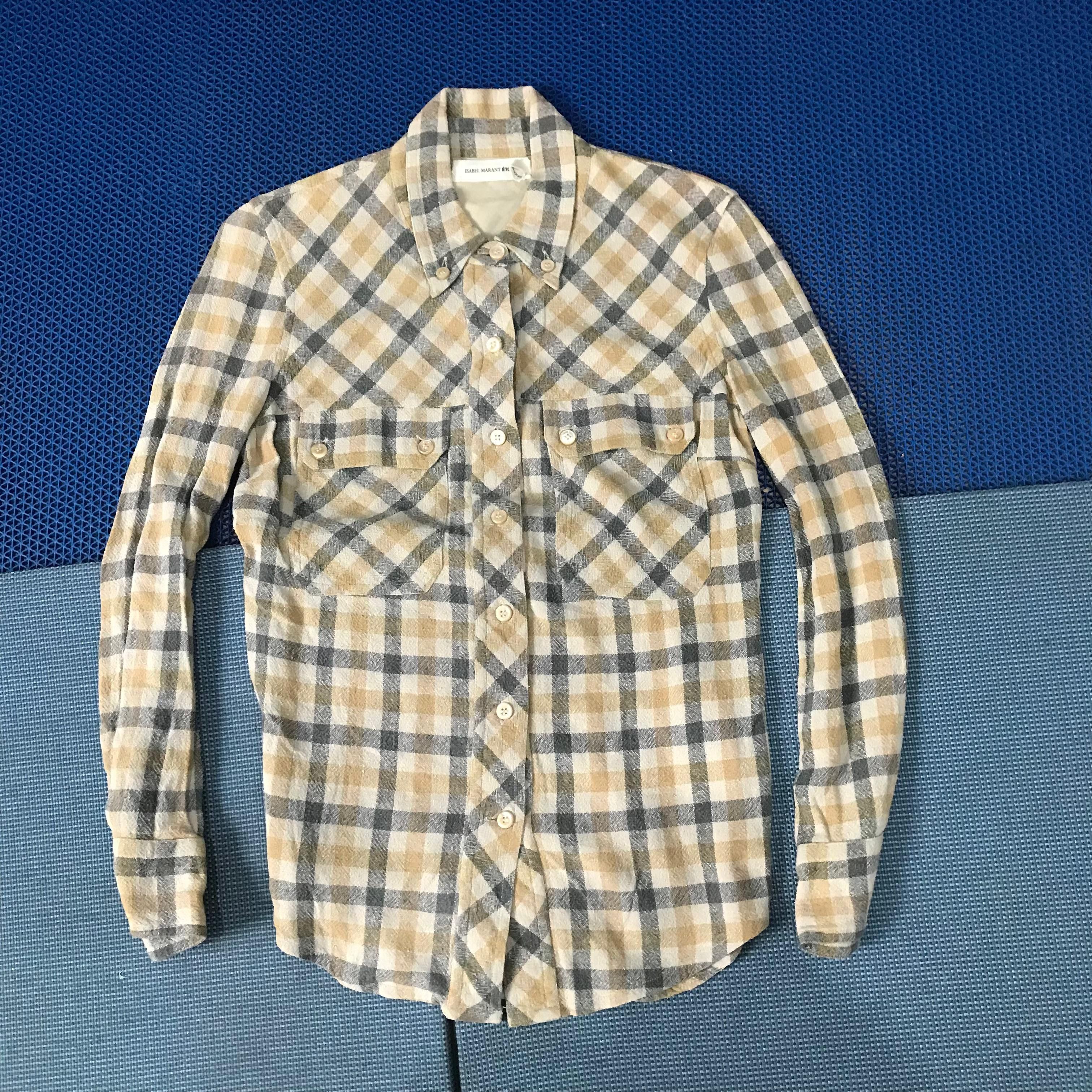 Isabel Marant Vintage Isabel Marant designer Flannel Shirt Size US S / EU 44-46 / 1 - 1 Thumbnail