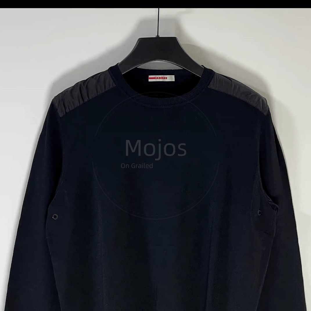 Prada Sz 52 Prada Nylon Patches Knitwear-2508 Size US L / EU 52-54 / 3 - 3 Thumbnail