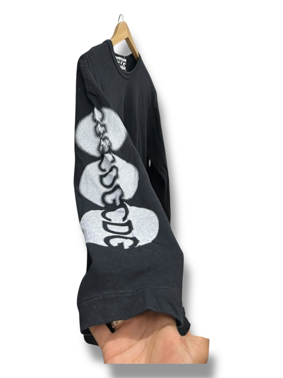 Comme des Garcons Comme des Garçons CDG Long Sleeve Logo Tee (Made in Japan) Size US M / EU 48-50 / 2 - 9 Thumbnail