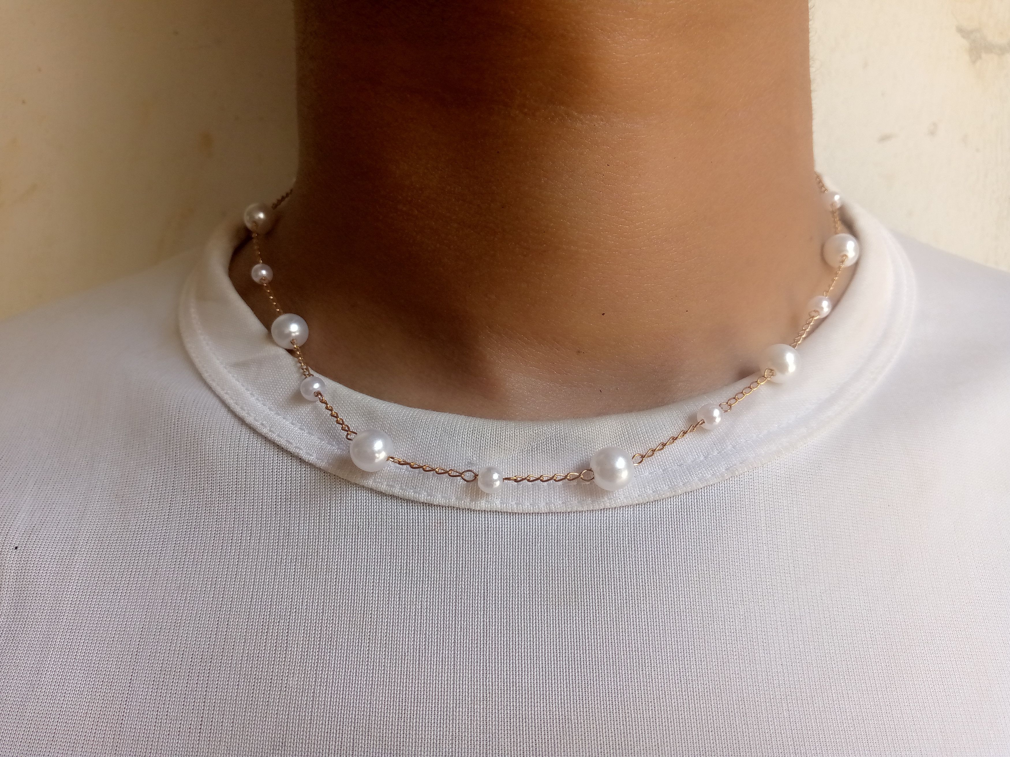 Other Retro Pearl Necklace Size ONE SIZE - 1 Preview