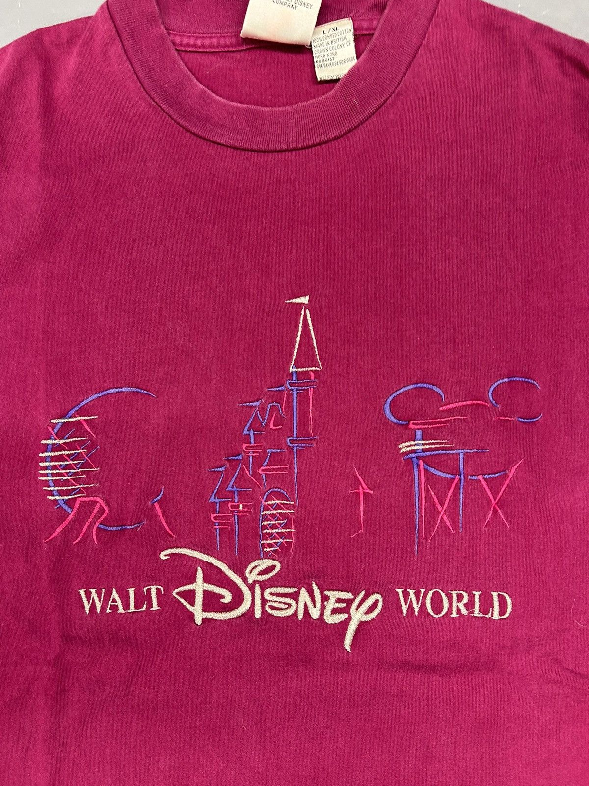 Disney Crazy Vintage 90s Essential Walt Disney World Mickey Shirt Size US L / EU 52-54 / 3 - 2 Thumbnail