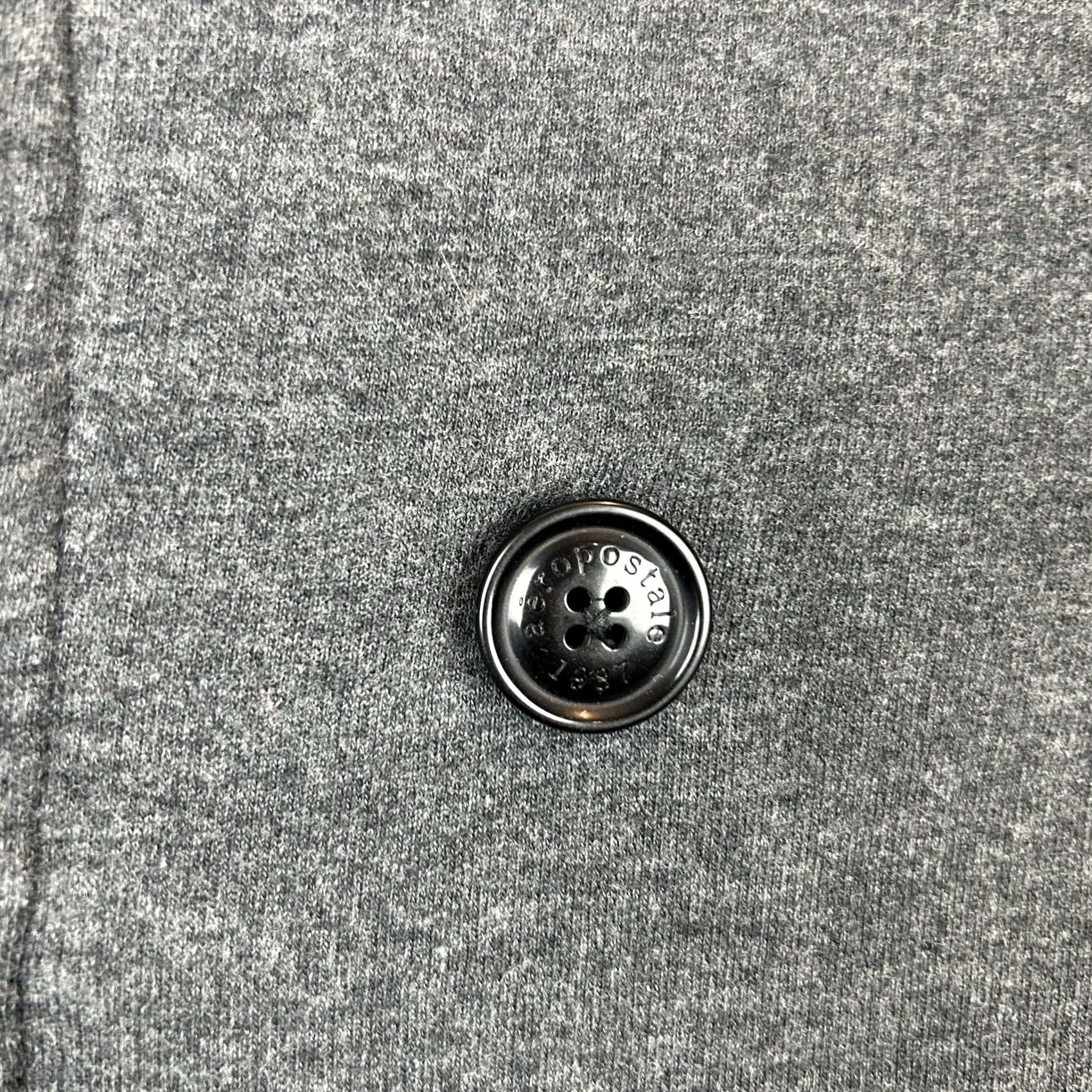Vintage Aéropostale Peacoat Jacket Womens M Gray Wool Solid Button Casual Short Coat/Jacket Size M / US 6-8 / IT 42-44 - 5 Thumbnail